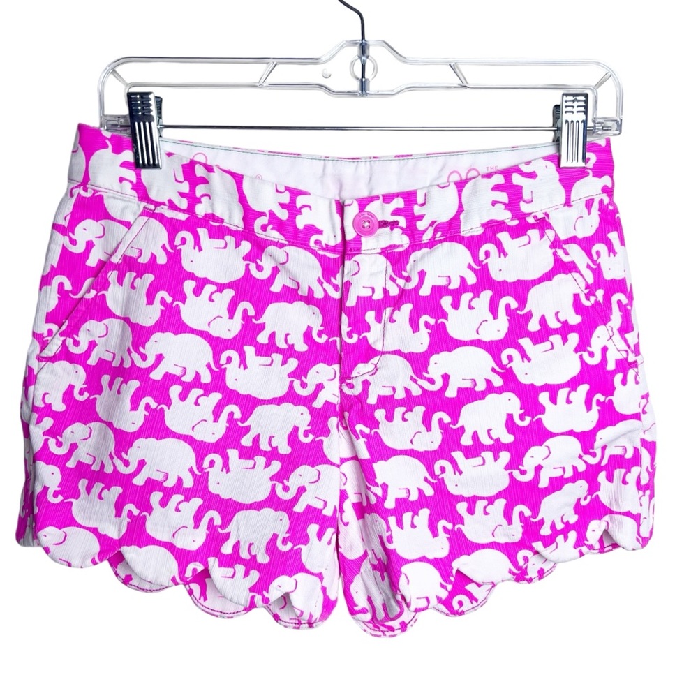 Lilly Pulitzer Buttercup Short In Pop Pink Tusk In Sun Size 00